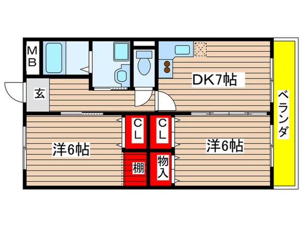 岡部ビルの物件間取画像